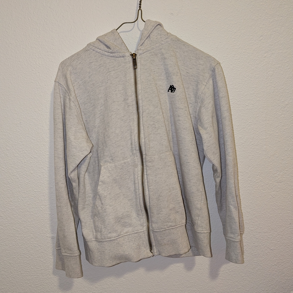 Gray Zip-Up Hoodie Aeropostale Kids